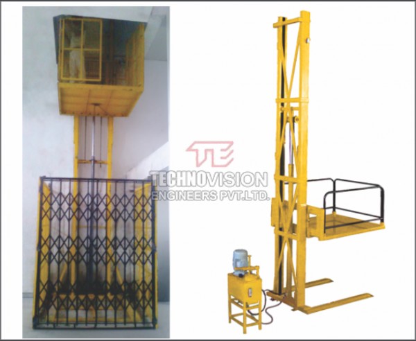 Goods Lift Single Mast